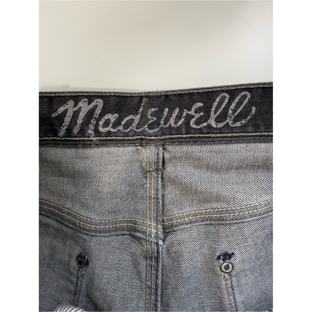 Madewell Mens Black Straight Leg Denim Jeans Authentic Flex Size 30x32 Eco - Picture 3 of 10